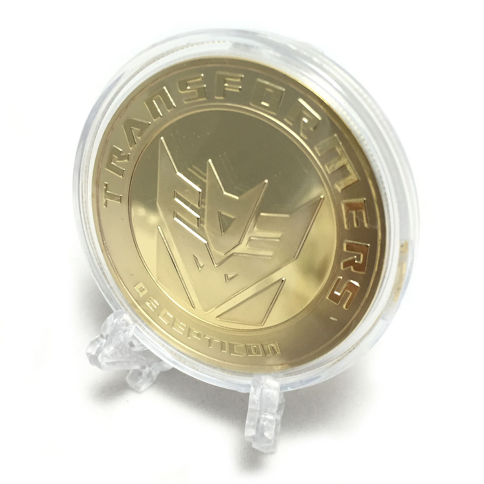 Gold Transformers Poker Card Guard