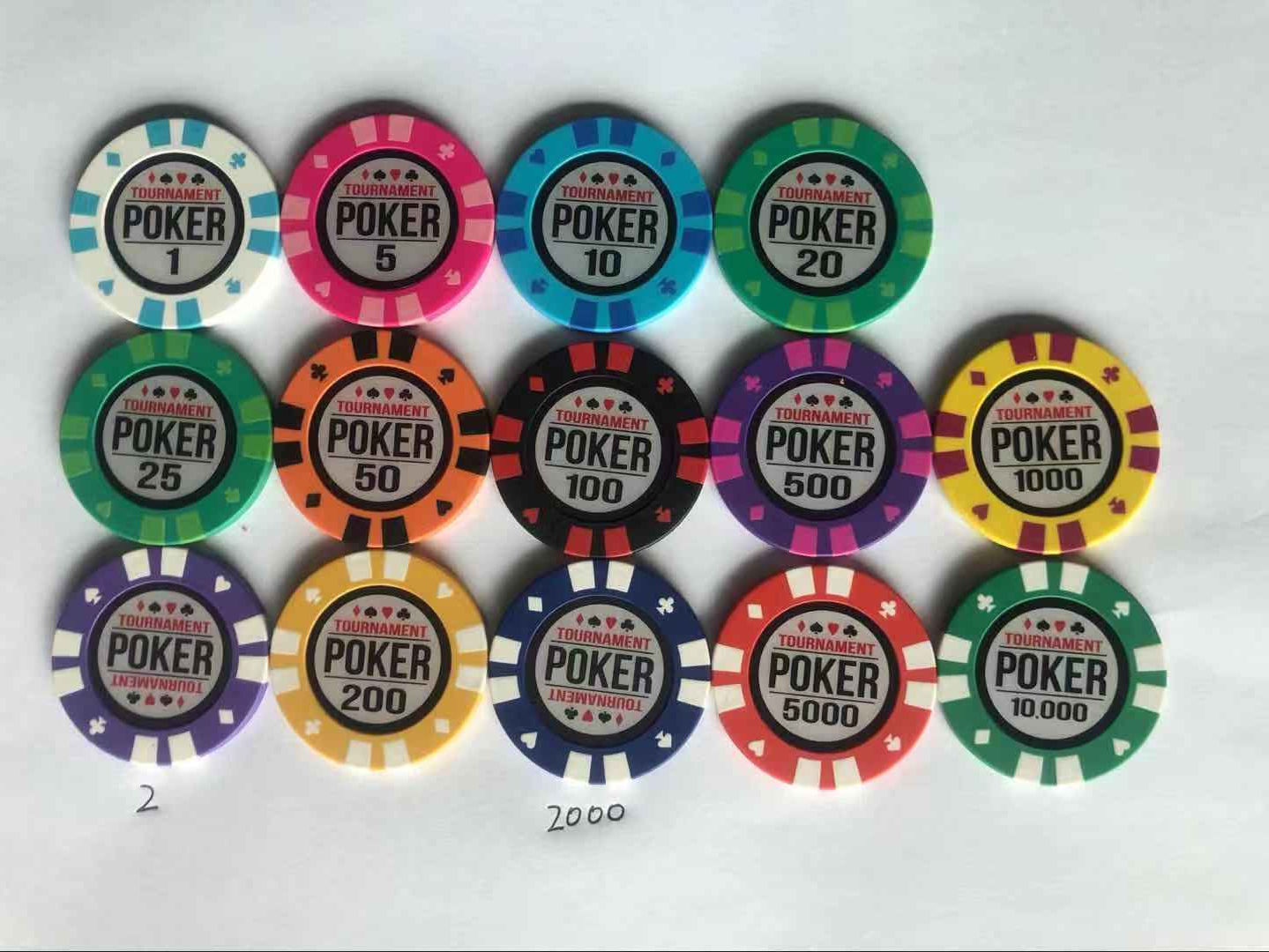 14g Poker Tournament 500s Poker Chip Set (Premium)