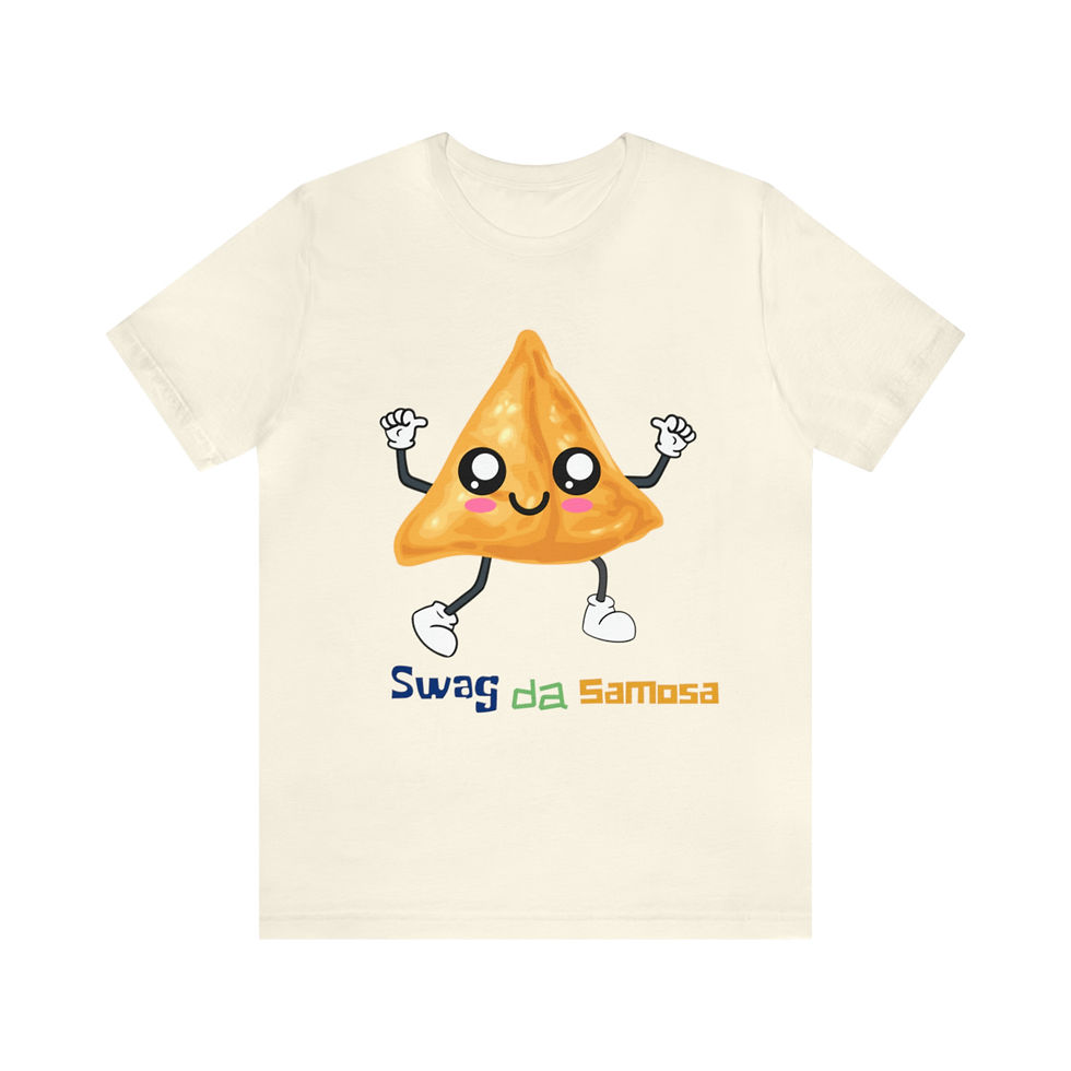 Samosa Indian Swag : Unisex Jersey Short Sleeve Tee