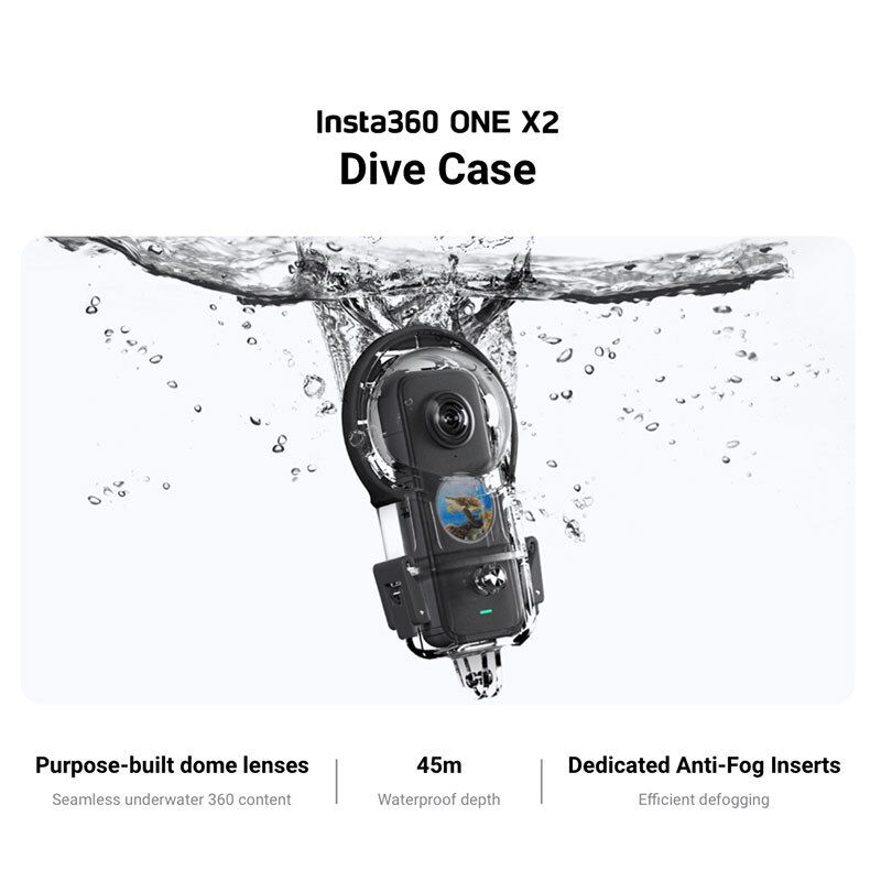 Thumbnail: Underwater Diving Waterproof Housings Case for Insta360 One X2