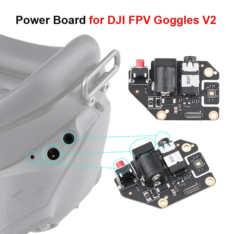 Thumbnail: Original New DJI FPV Goggles V2 Durable Power Board for DJI FPV Flying Glasses 