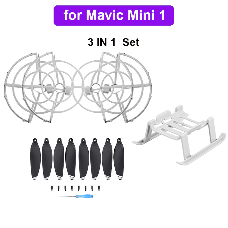 Thumbnail: Fully Enclosed Propeller Protector for Dji Mavic Mini 1/2/SE Drone Propeller 