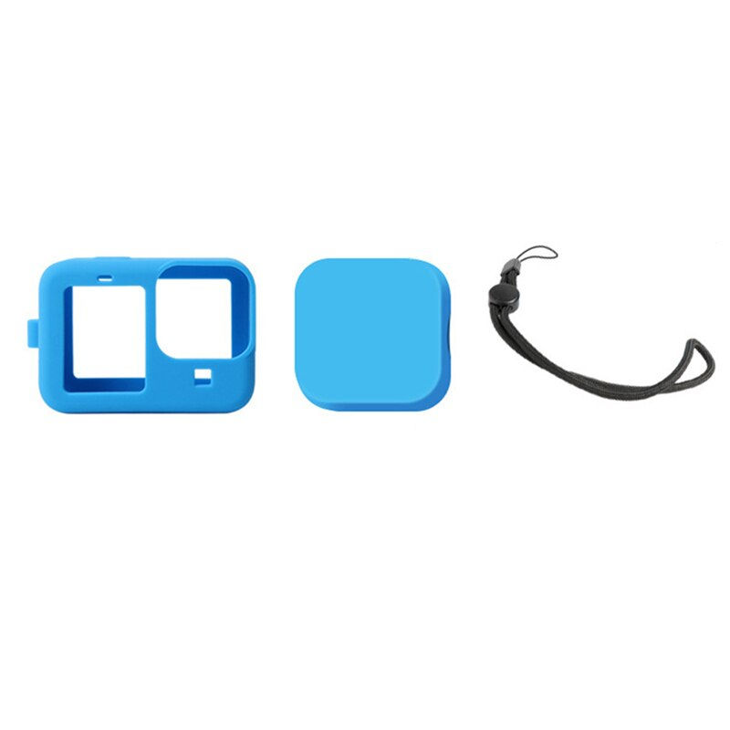 Thumbnail: Silicone Case for Gopro Hero 9 Protective Full Shell Lens Cover Cap Lanyard for