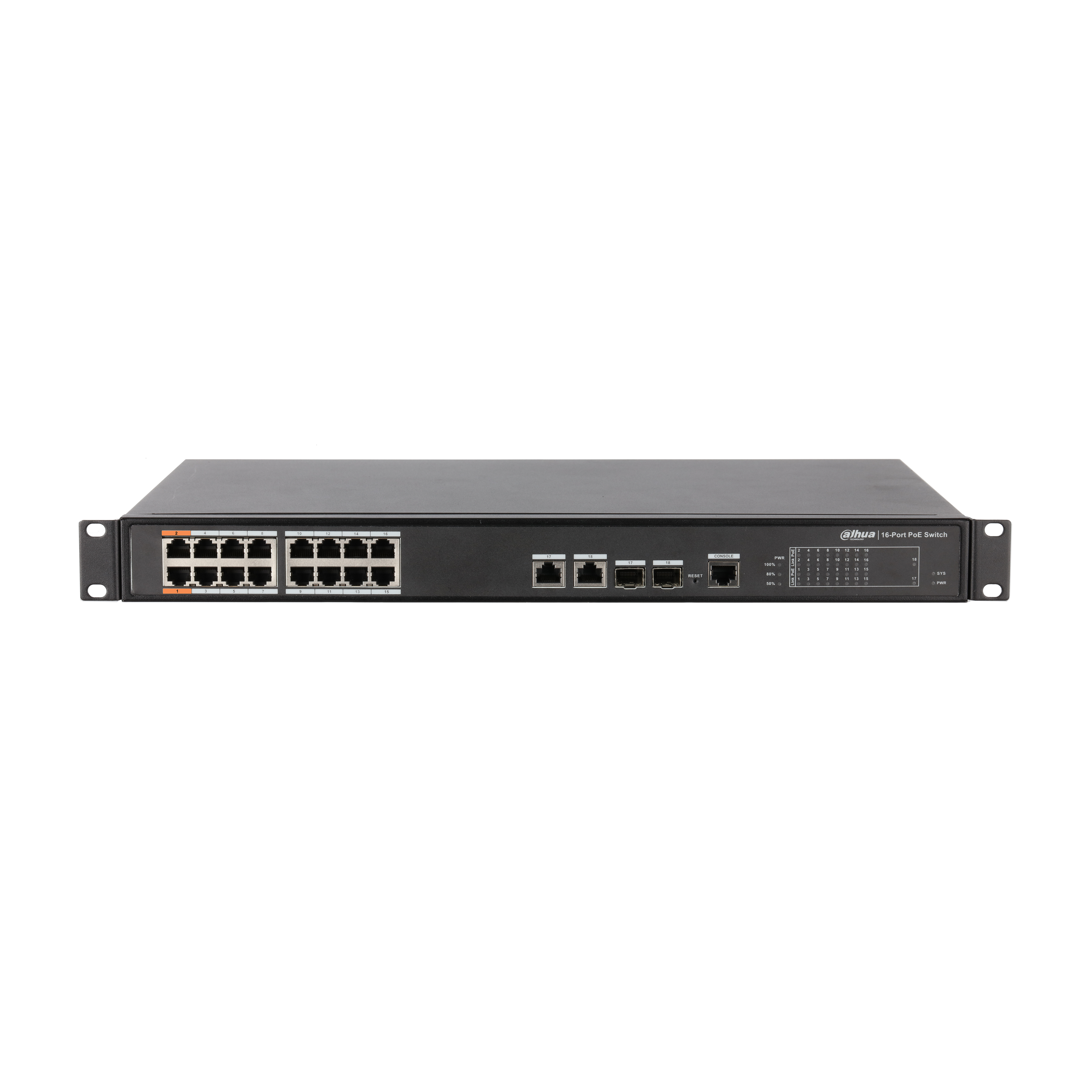 Dahua 16 Port POE Switch, DH-PFS4218-16ET-190