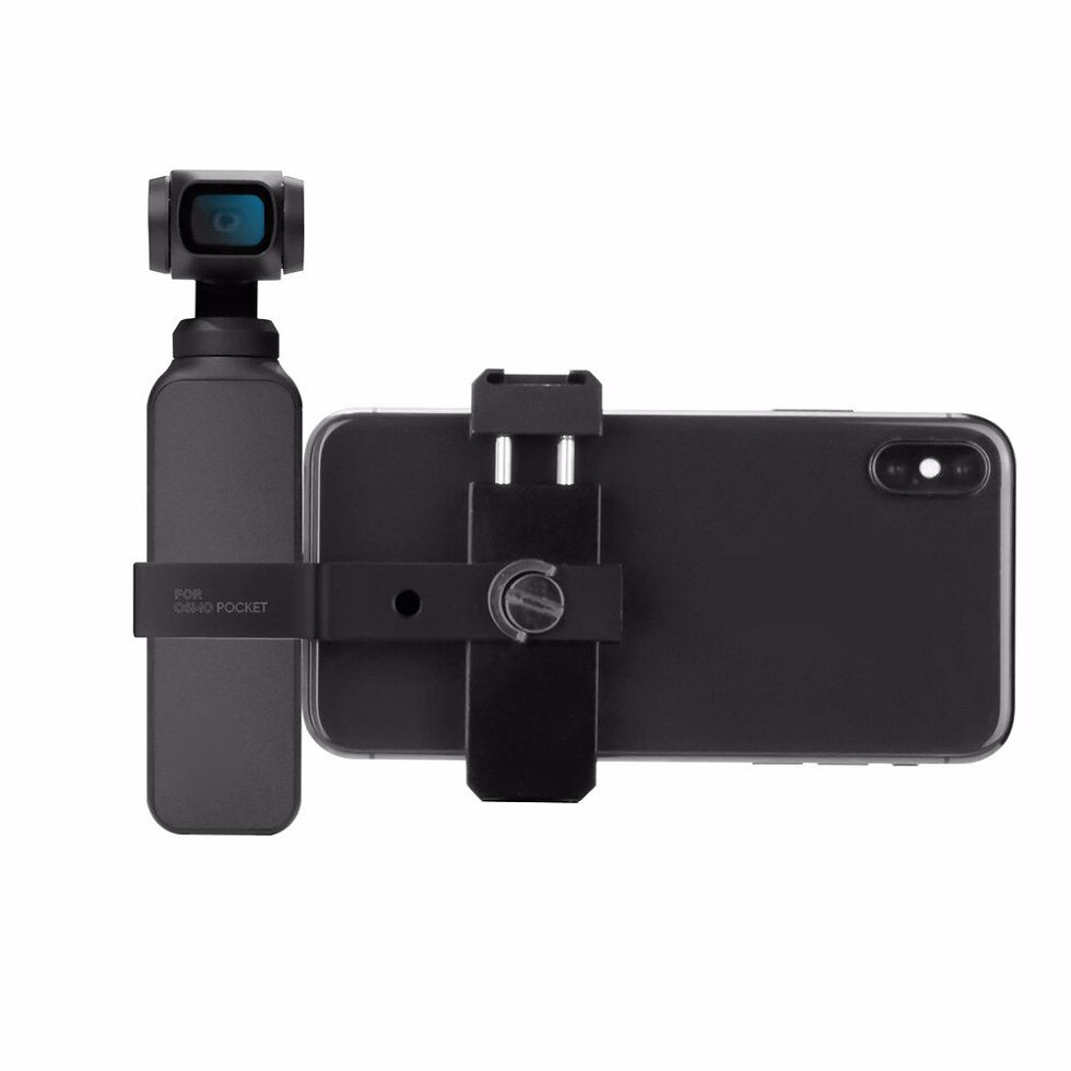 Thumbnail: Tripod Metal Phone Holder Bracket Stand For DJI Osmo Pocket/Pocket 2 Connector