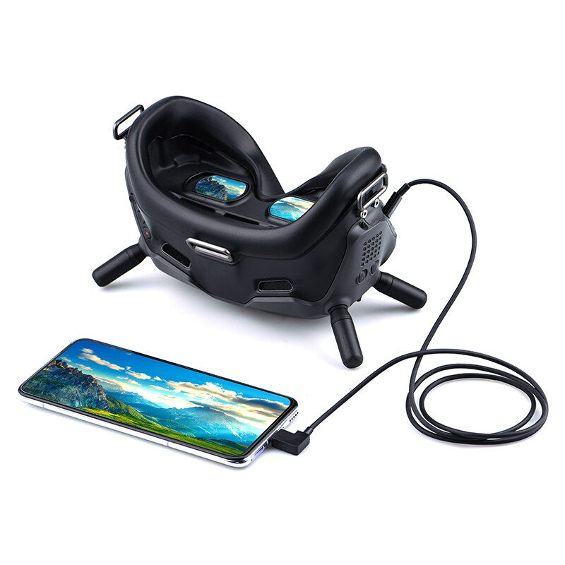 Thumbnail: Data Cable for DJI FPV Goggles V2 Phone Tablet Micro-USB Type-C IOS Connector 