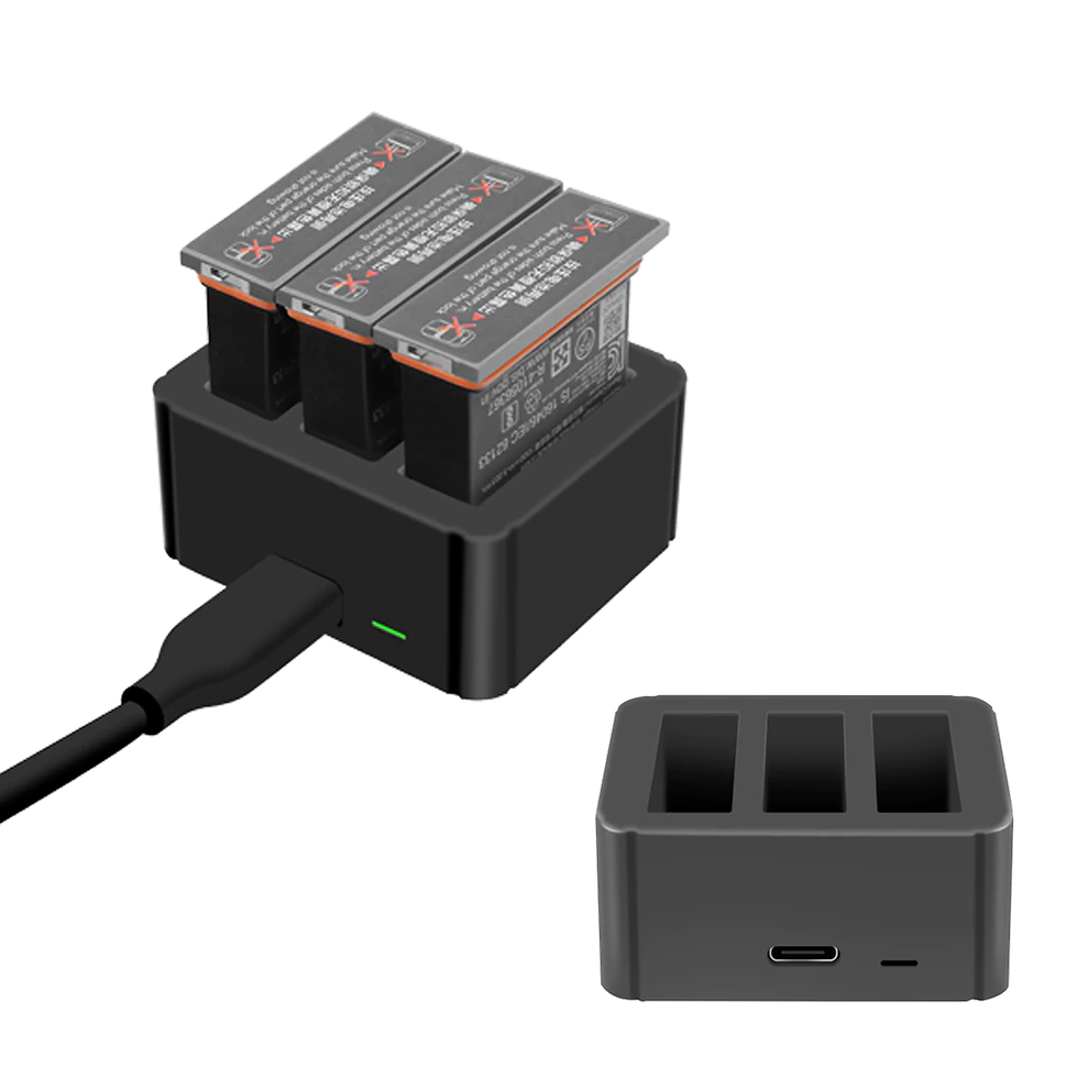 Thumbnail: Intelligent Battery Charger for DJI Osmo Action Smart Fast Charging Sports Came