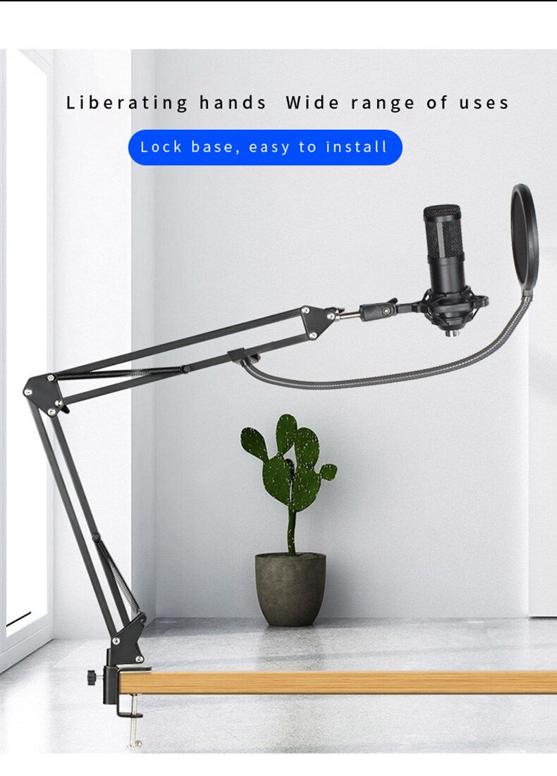 Thumbnail: Professional BM800 Karaoke Condenser Microphone Studio Recording Kit 3.5Mm Wire