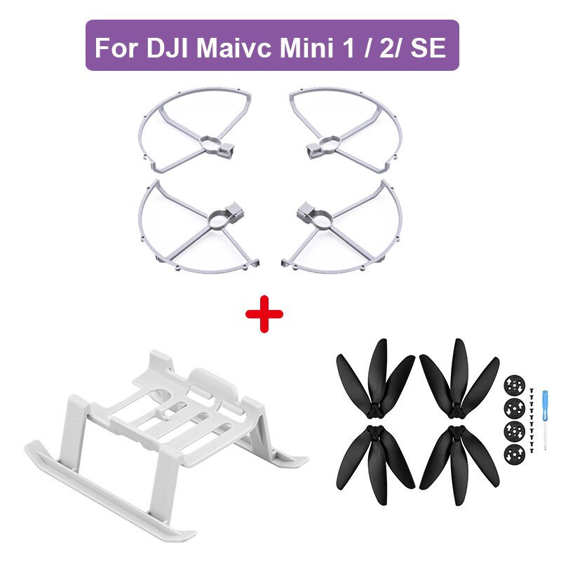 Thumbnail: Fully Enclosed Propeller Protector for Dji Mavic Mini 1/2/SE Drone Propeller 
