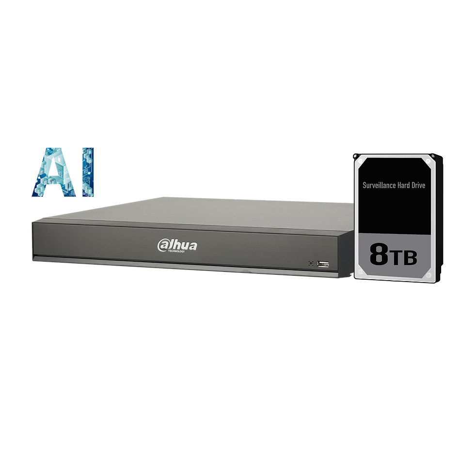Thumbnail: 16ch AI NVR 16MP recording,16xPOE,1x HDMI(4K)/VGA, DHI-NVR5216-16P-I