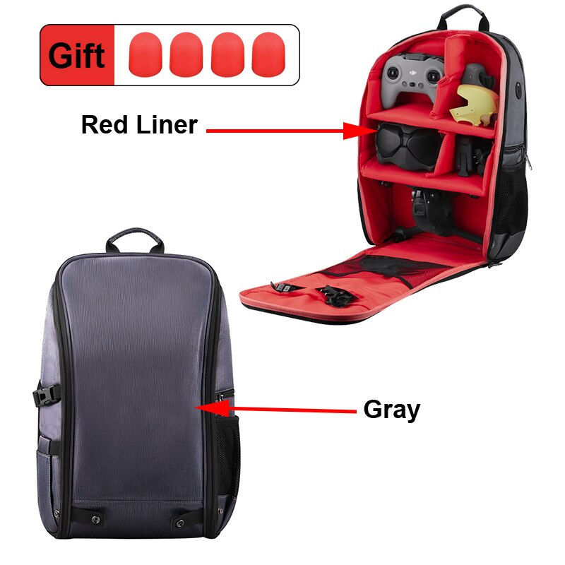 Thumbnail: Waterproof Backpack for DJI FPV Combo Storage Bag Drone Remote Control FPV Goggl