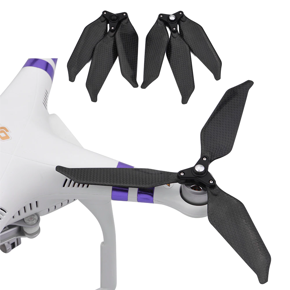 3-Leaf 9455S Carbon Fiber Propeller for DJI Phantom 3 Low Noise Props Folding P