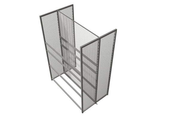 elektrostatik fırın boyalı raflama
