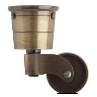 Antique Brass Caster