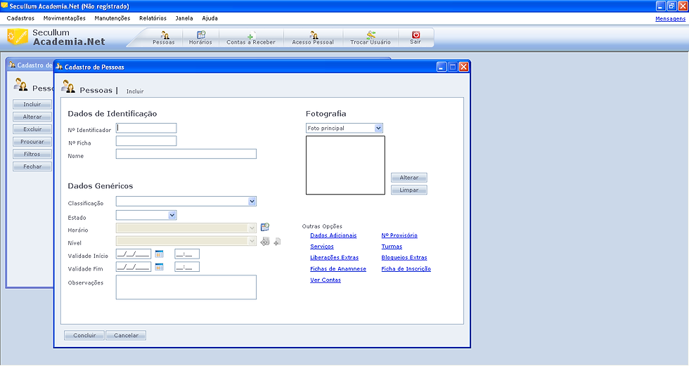 Academia.Net - Cad.Pessoas