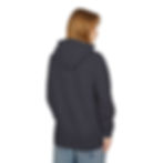 Thumbnail: Back of person wearing dark hoodie and jeans