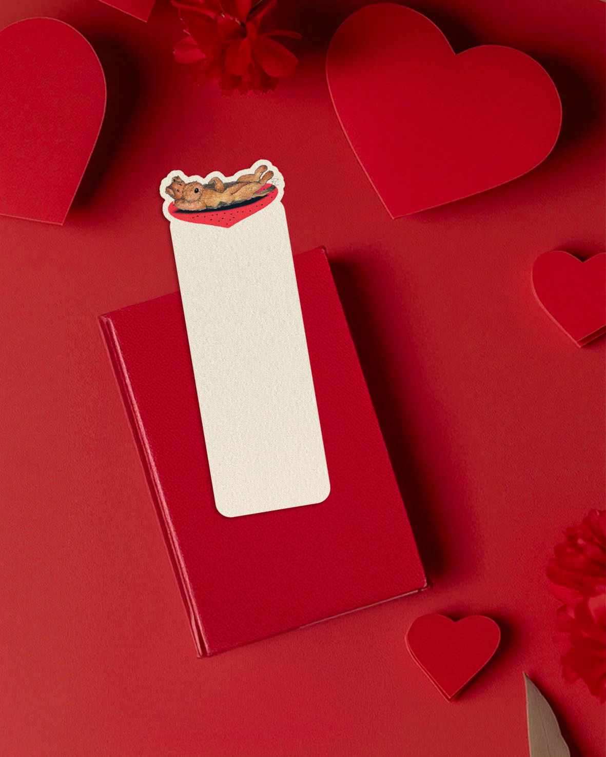 Belly rubs love fox, and welsh/airedale terrier dog bookmark