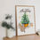 Thumbnail: Christmas tree with welsh/airedale, fox, lakeland terrier & schnauzer art print