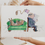 Thumbnail: Dog on the sofa, owner on the chair dog art print
