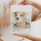 Thumbnail: Fox terrier dog in bed sheets art print