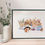 Thumbnail: Spring picnic fox, welsh/airedale terrier, dachshund, basset hound dogs print
