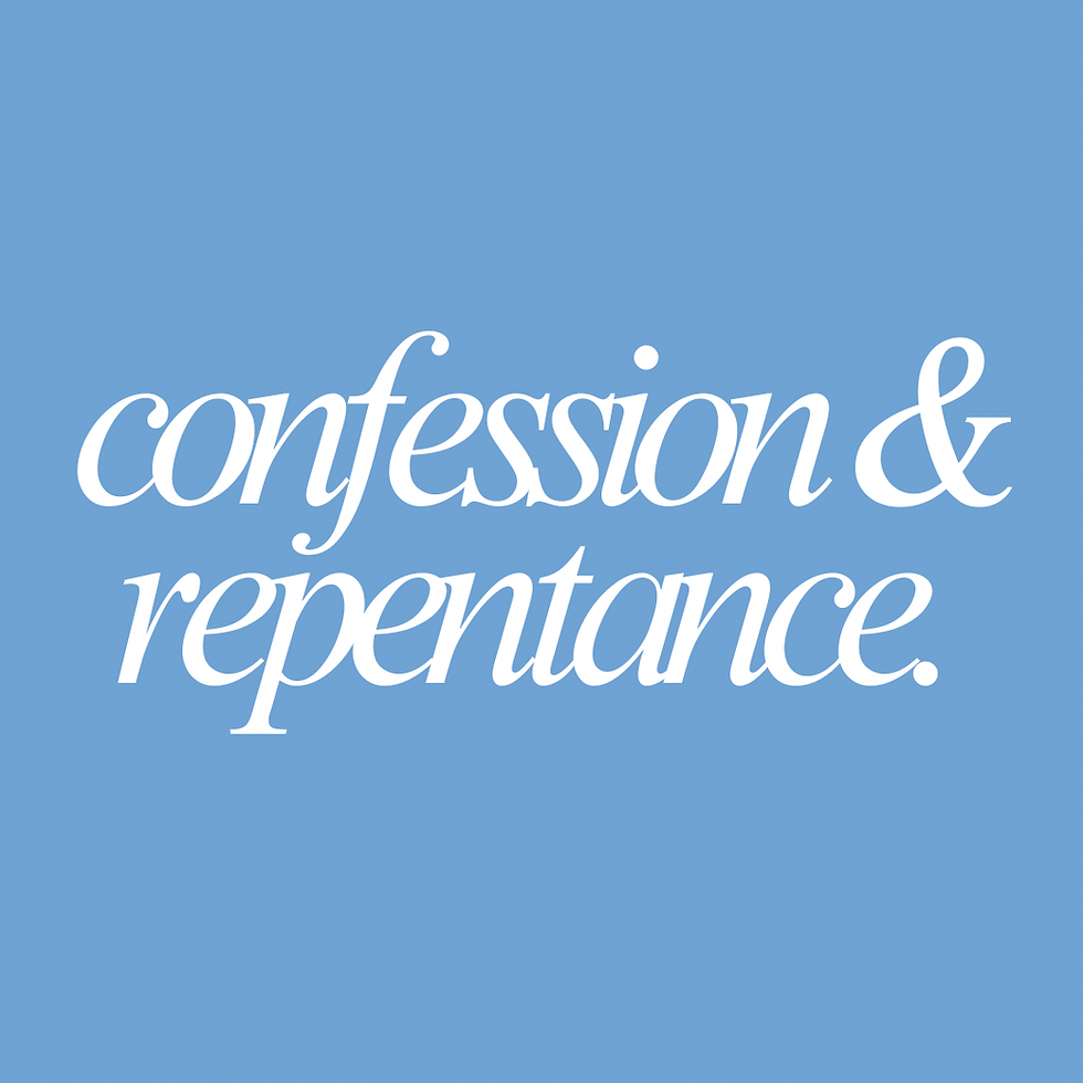 ✨ Today’s Discipline | Confession & Repentance