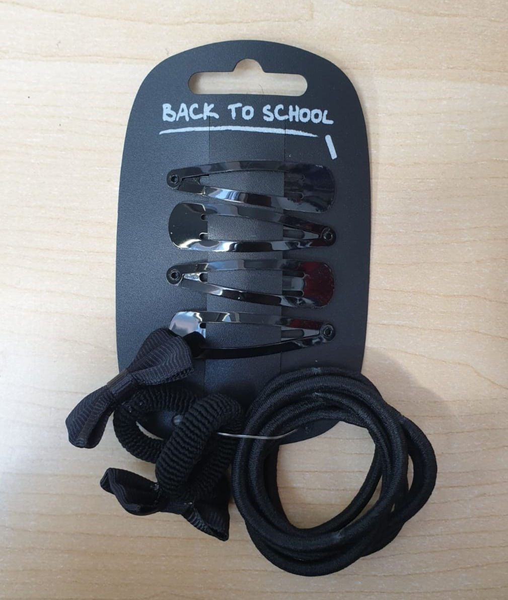 Bows Clips & Bobbles - Black