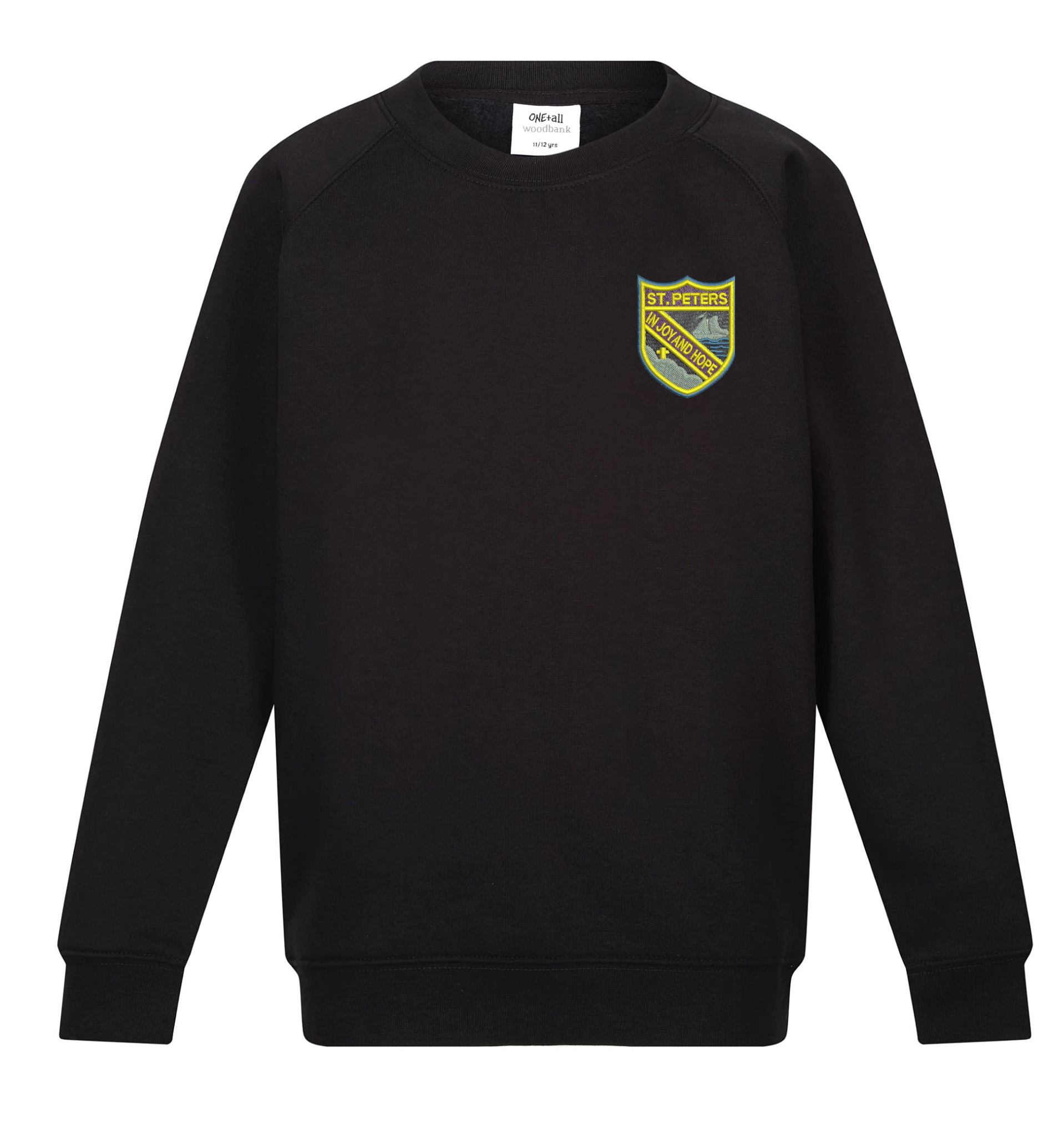 Black PE Sweatshirt (St Peters Joy & Hope Noctorum)