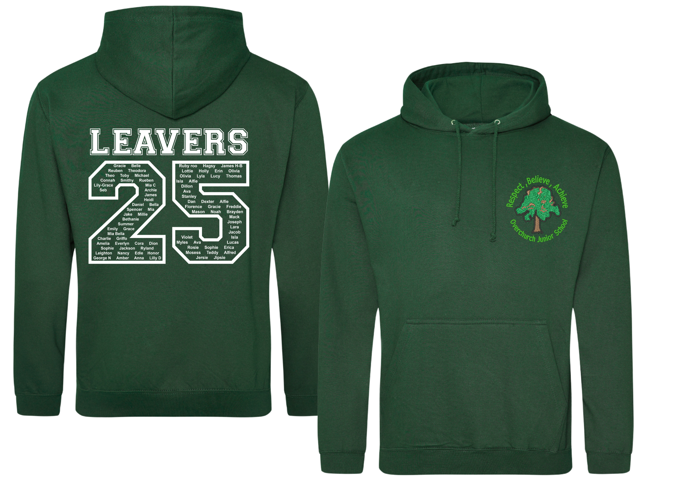 Leavers Hoody Overchurch Junior 2025