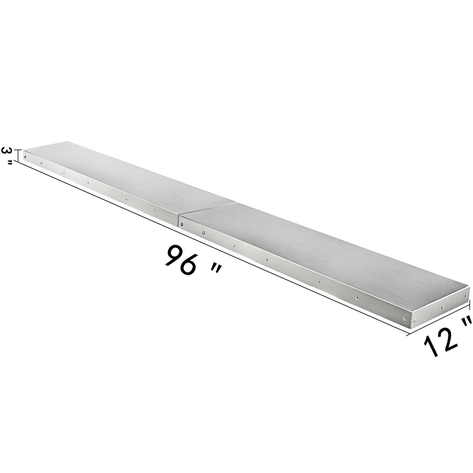 Folding concession shelf 4' or 6' or 8' idealfoodequipment