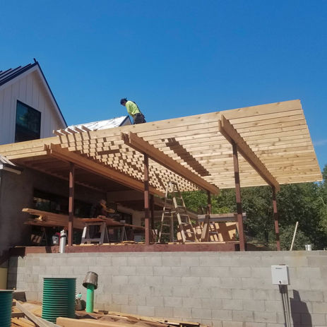 Cedar Trellis & Porch