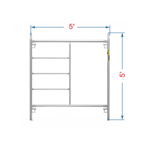 5' Galvanized Frames Edmonton Scaffolding
