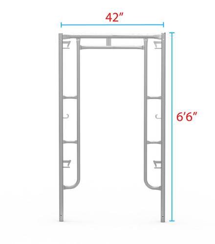 Galvanized Walk-thru Frames | Edmonton Scaffolding