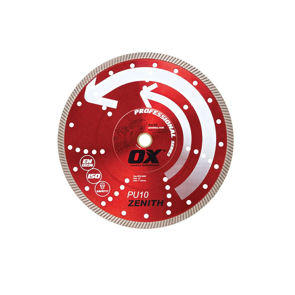 Ox Tools Turbo Diamond Blade 10inch