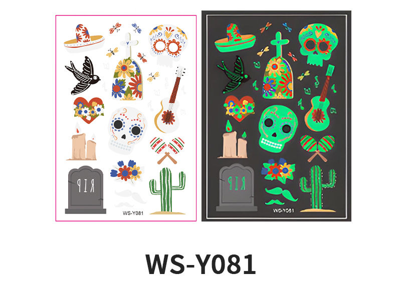 MEXICAN SKELETON GLOW IN THE DARK