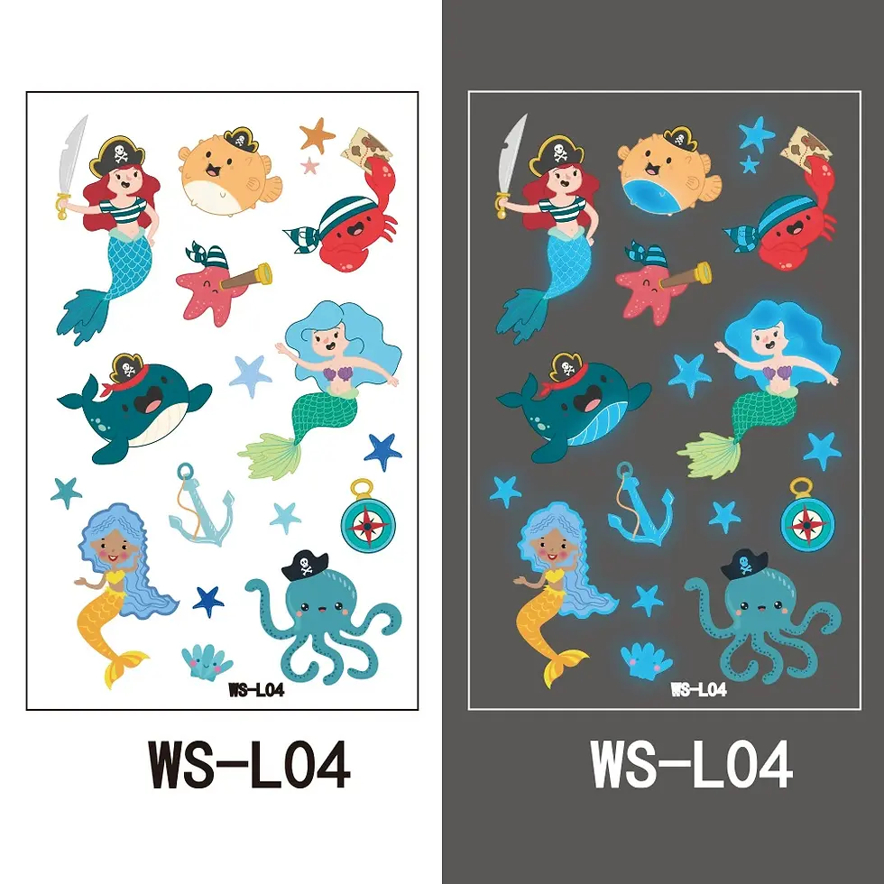 SEA CREATURES GLOW IN THE DARK