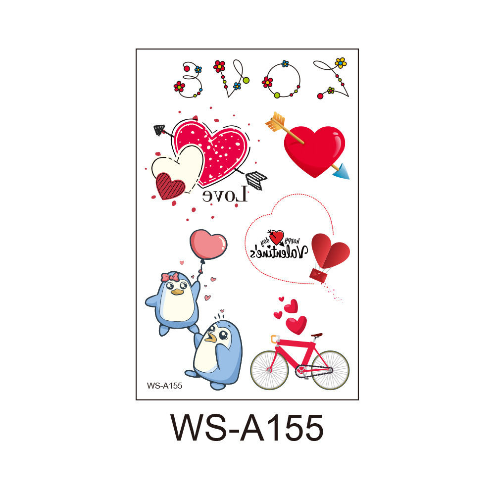 CARTOON DESIGNS HEARTS WS-A155