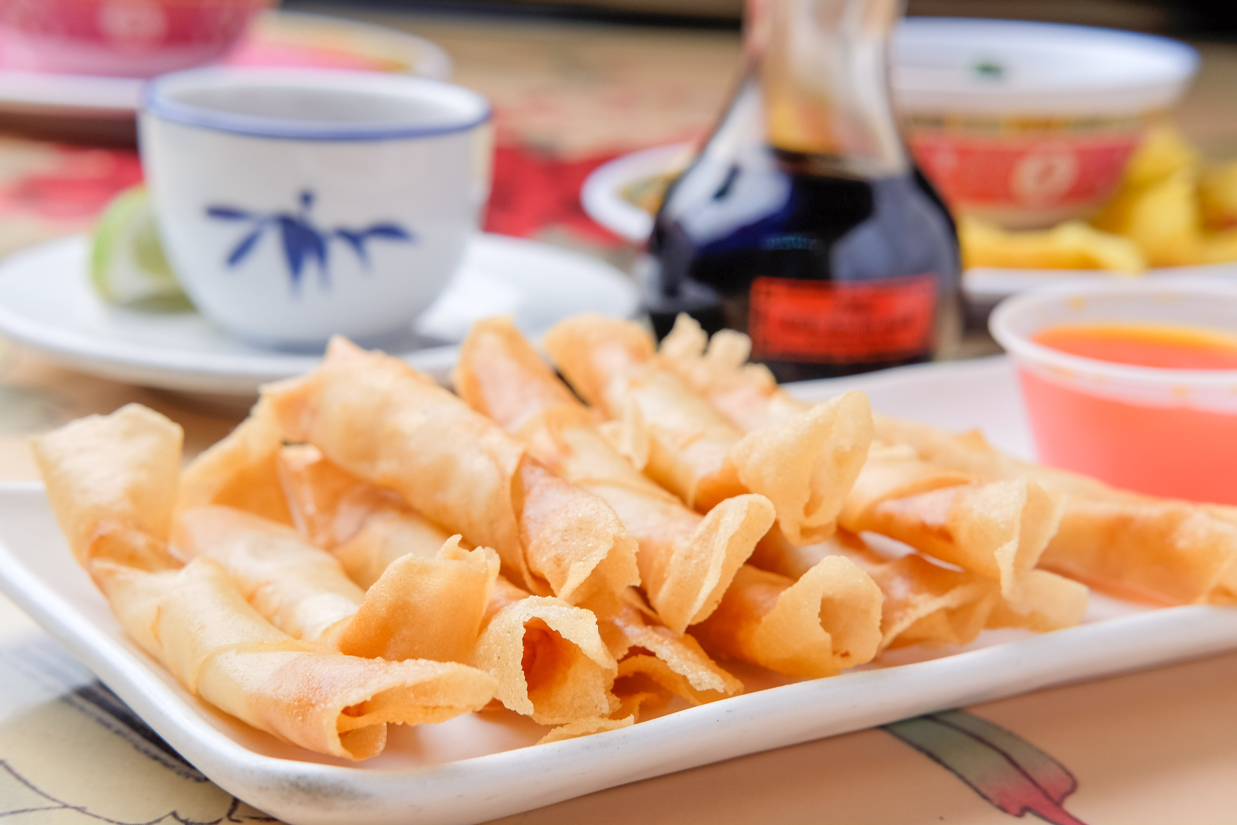 Arranged Food and Objects