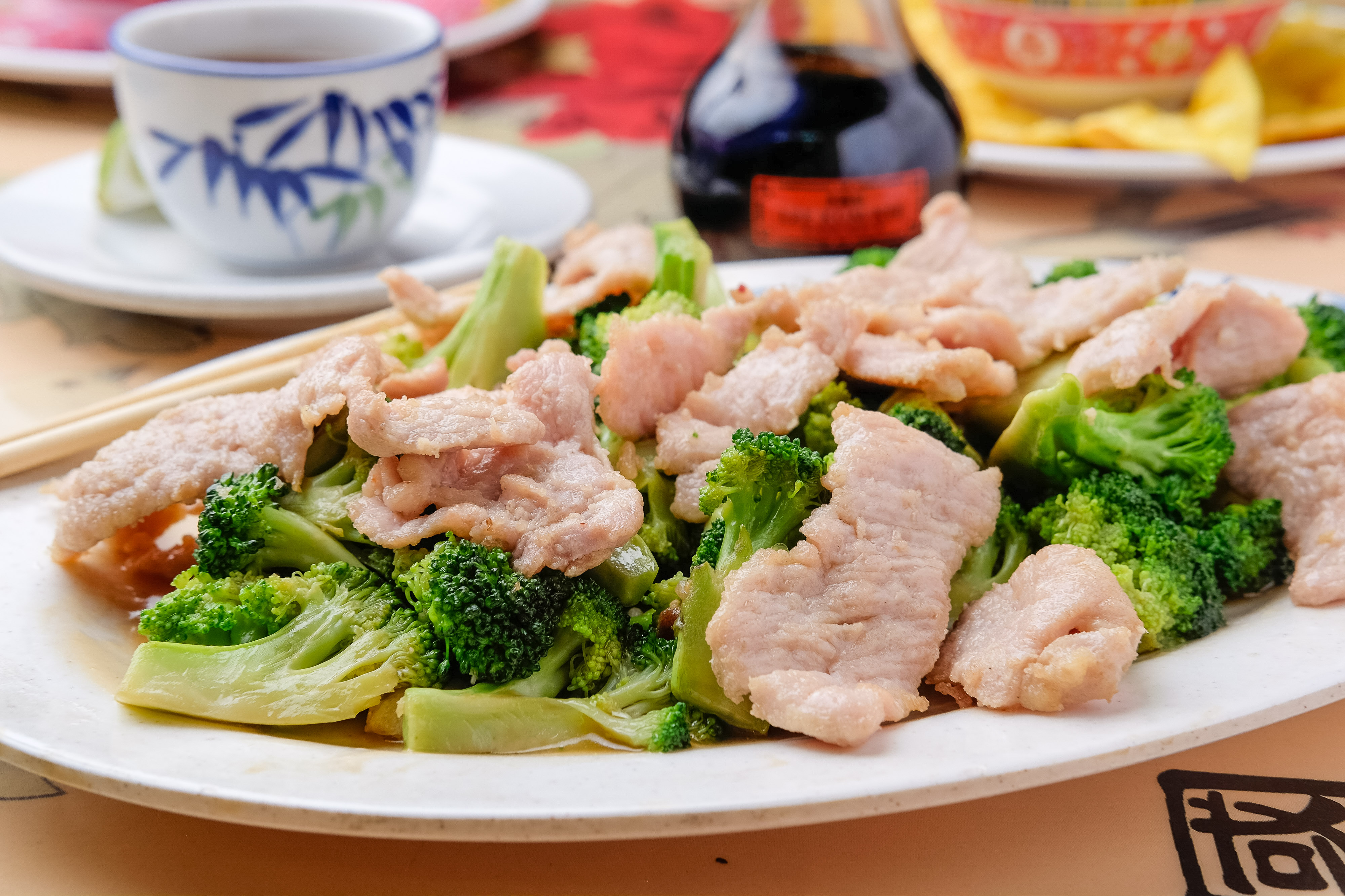 Arranged Food and Objects