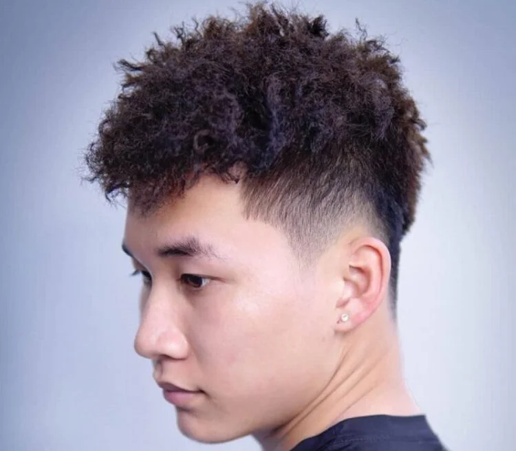 Kiểu uốn Ruffled ngắn