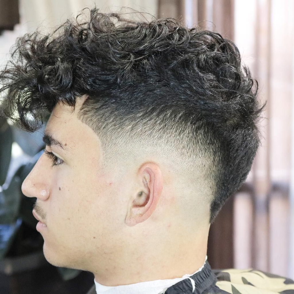 Kiểu tóc Mohican uốn phồng cho nam
