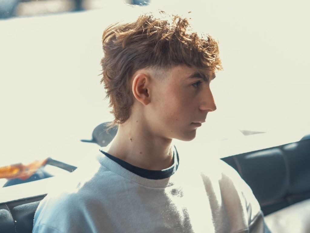 tóc wolf cut nam
