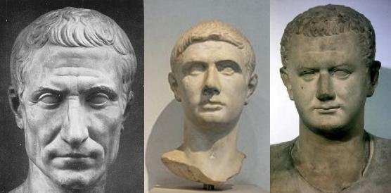 Các mẫu cho kiểu tóc nam Regency: Caesar, Titus, and Brutus