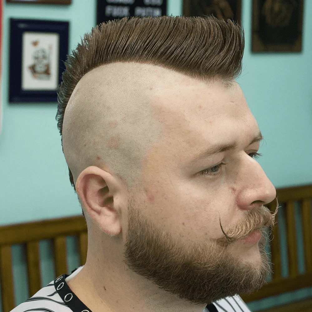 Mohican Mái Ngắn Dựng