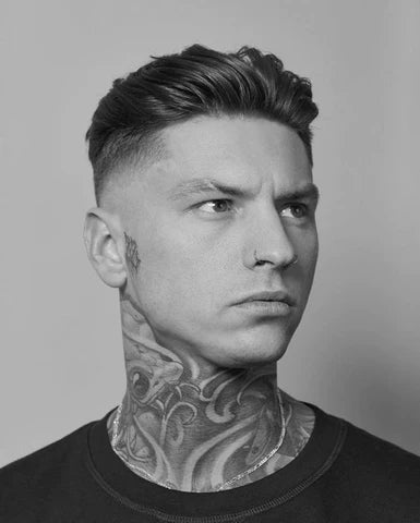 Slicked Back Short Hairstyles for Men