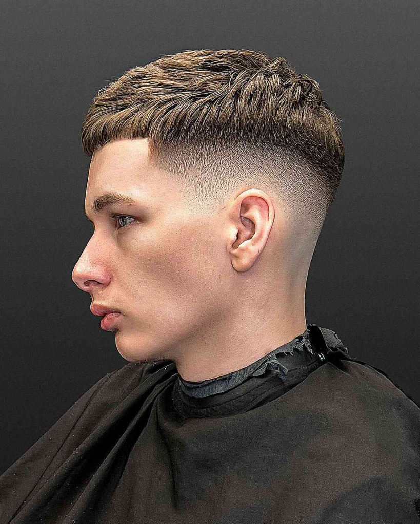 kiểu tóc drop fade haircut