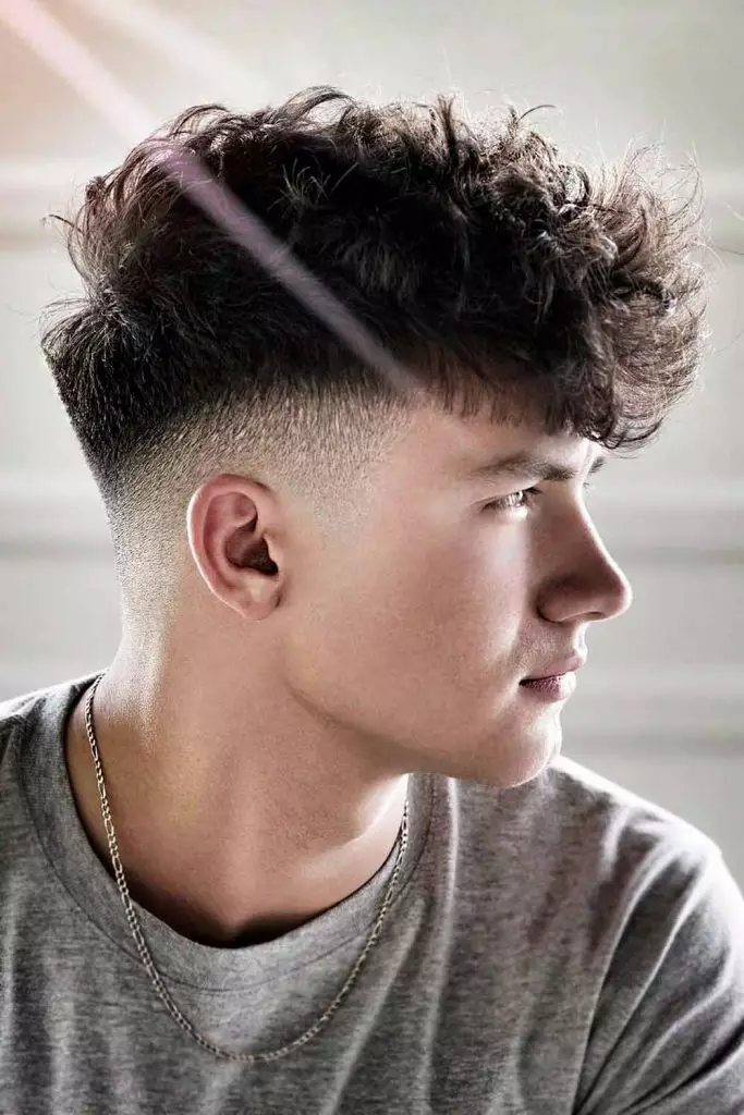 kiểu tóc mid fade