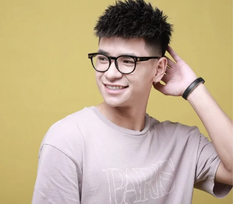 Kiểu uốn Ruffled ngắn