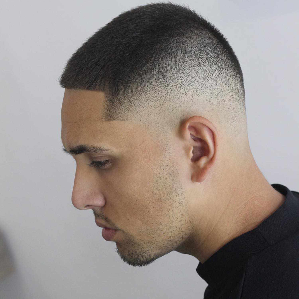 kiểu tóc bald fade haircut