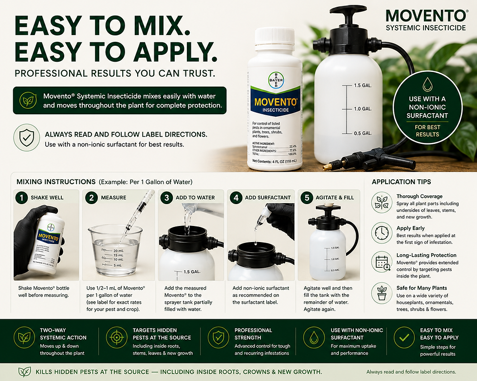 Miniatura: Movento® Systemic Insecticide including Whiteflies, Aphids, Scale + Root Pests
